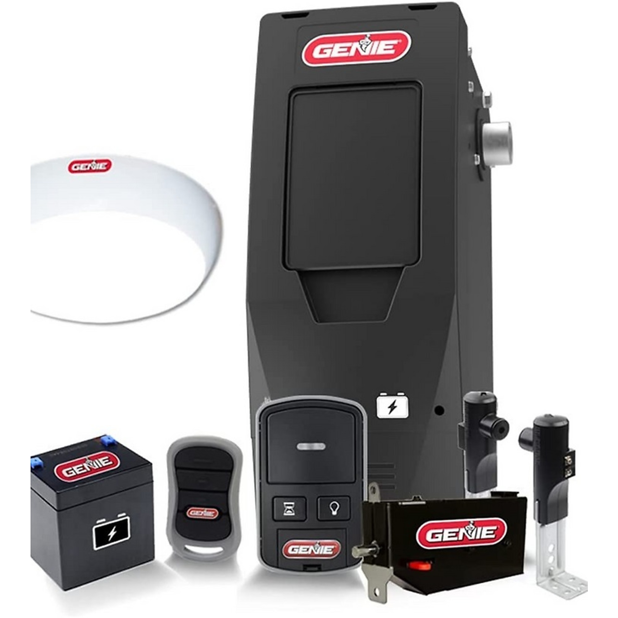 Genie Company, Wall Mount Garage Door Opener w Battery Backup, Model# 6072H-BO